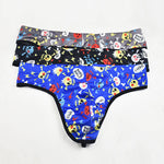 3 Pack Men's Skull Print Thong - Edgy & Sexy