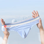 3 Pack Men's Ice Silk Sexy U-Shaped Pouch Kiss Thong