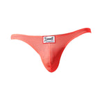 2 Pack Men's Sexy Breathable Mesh Thongs with High Stretch