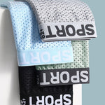 6 Pack Men’s Contour Pouch Mesh Trunks