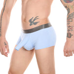 Men’s Dual Ball Pouch Trunks With Fly Front
