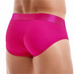 Men's Solid Color Mesh Breathable Sports Fitness Briefs