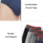 3-pack Men's Antibacterial Pure Cotton Sexy Sports Breathable Underwear