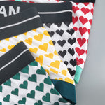 2 Pack Men's Low Rise Sexy Heart U-Shaped Pouch Boxer Briefs