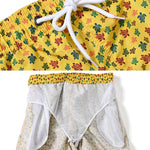 Men's Floral Print Quick-Dry Hybrid Chafe-Free Design Adaptive Stretch Board Shorts