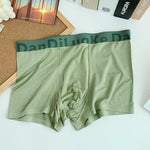3 Pack Men's Antibacterial Seamless Boxer Briefs