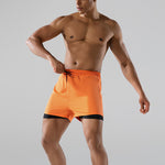 Men's Minimalist Design Sporty Cut Odor-Control Board Shorts
