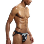 2 Pack Men's Supportive U-Pouch Day-Long Comfort Chafe-Free Design Jockstraps