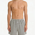 2 Pack Men's Quick-Dry Movement-Friendly Loose Fit Striped Home Shorts