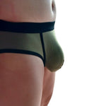 3 Pack Men's Seamless Comfort Large Supportive Pouch Sexy Low-Rise Briefs