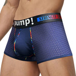 2 Pack Men's Athletic Mesh Trunks with Sculpted Pouch and Stretch Fit