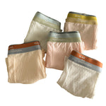 4 Pack Men's Pure Cotton Antibacterial Ultra-Soft Skin-Friendly Stretch Trunks