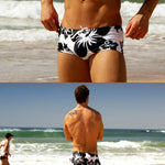 Men's Lightweight Low-Rise Bold Prints Swim Briefs & Trunks