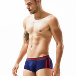 Men's Slim-Fit Cotton Trunks - Low Rise & Lifting Support