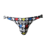 2 Pack Men's Printed Snug-Fit & Personalized Style Briefs