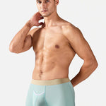 3 Pack Men's Stay-Put Fit Stretch Fabric Seamless Comfort Trunks