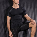 Men's PRO Compression Stretch Fit Quick-Dry Training Lightweight Tops & Tights
