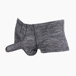 7 Pack Men's Solid Color Supportive Separated Pouch Seamless Comfort Trunks