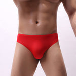 Men's Seamless Low-Rise Support Underwear with U-Shape Pouch