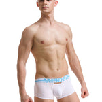 2 Pack Men's Supportive Pouch Breathable Comfort Quick-Dry Stretch Trunks