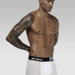 2 Pack Men's Sexy Transparent Seamless Mesh Solid Color Breathable Trunks & Bikini