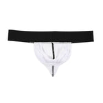 3 Pack Men's Cotton Thongs with Support Pouch