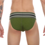 2 Pack Men's High-Stretch Rainbow Sports Comfort Bikini