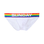 2 Pack Men's Rainbow Mesh Lightweight Breathable Bikinis