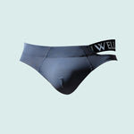 2 Pack Men's Sexy Low-Rise Comfy Waistband Stretch Fit Briefs