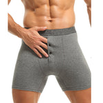 3 Pack Men's Ultra-Soft Breathable Cotton Button Fly Midway Briefs