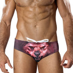 Men's Low-Rise Stylish Animal Print Swim Briefs