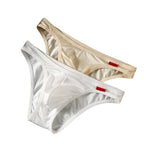 3 Pack Men's Ice Silk Satin Fabric Breathable & Luxury Briefs