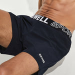 Men's Loose Fit Sporty Cut Quick-Dry Fabric Chafe-Free Design Activewear Shorts