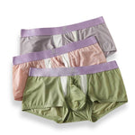 3 Pack Men's Supportive Pouch Lightweight Antibacterial Cooling Trunks