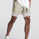 Men's Quick Dry Athletic Shorts With Phone Pockets