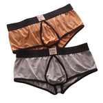 2 Pack Men’s Soft & Breathable Trunks with Supportive Pouch