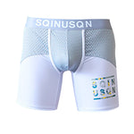 Men's Anti-Chafing Sports Boxer Briefs with Spacious Pouch
