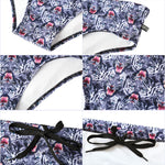 Men's Low-Rise Stylish Print Swim Briefs
