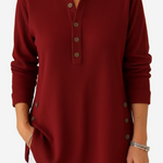 Margaret – Long Sleeve Solid Knit Sweater