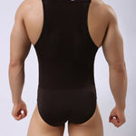 Men's Breathable Mesh Wrestling Bodysuit