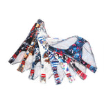 4 Pack Men's Low-Rise Printed U-Pouch Mesh for Breathability Briefs