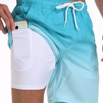 Men's Breathable Inner Pocket All-Day Freshness Board Shorts