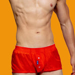 Men's Low-Rise Solid Color Boxer Shorts