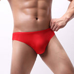 Men's Seamless Low-Rise Support Underwear with U-Shape Pouch