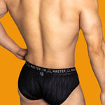 2 Pack Men's Low-Rise Sexy Lace U-Pouch Briefs