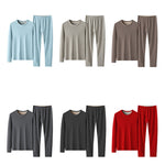 Men's Snug-Fit Soft-Touch Second-Skin Sleep-Ready Warm-Touch Thermal Sets