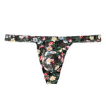 6 Pack Men's Bold Prints Stretch Fit Quick-Dry Sexy Thongs