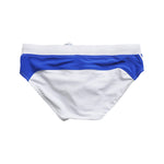 Men's Seamless Comfort Color-Blocked Quick-Dry Swim Briefs