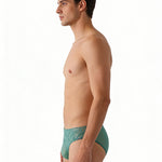 4 Pack Men's 3D Pouch & Seamless Lace Accent Comfort Briefs