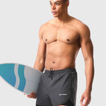 Men's Quick Dry Double Layer Mesh Breathable UPF Drawstring Swimming Boxers